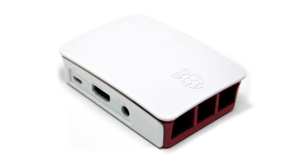 RASPBERRYITALIA official raspberry pi 3 case white red