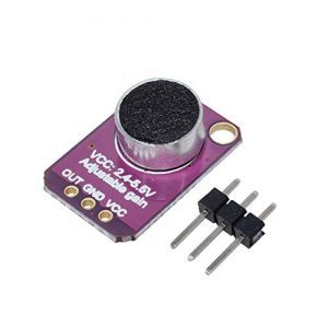 raspberryitalia abboard electret microphone amplifiermax4466con borsa guadagno regolabile