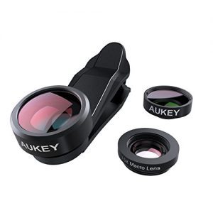 raspberryitalia aukey obiettivi smartphone clip on 3 in 1 lente fisheye 198 063x 110