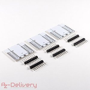 raspberryitalia azdelivery 3 x scheda piastra adattatore per esp8266 esp8266 12e 12f