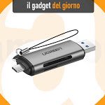 Da Ugreen il lettore di schede SD/microSD con doppia spina USB-A/USB-C - Macity