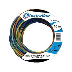 raspberryitalia electraline 25139 cavo unipolare n07v k sezione 1x15 mm 10 mt