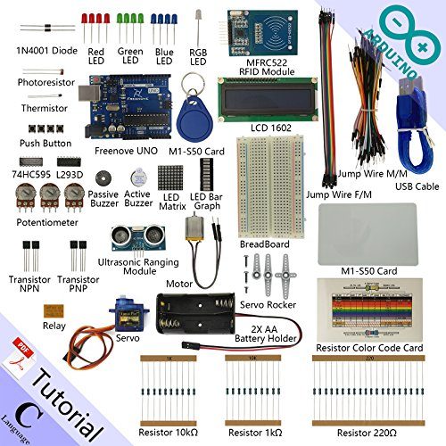 Freenove Ultimate Starter Kit for ESP32-WROVER (Included) (Compatible with  Arduino IDE), Onboard Camera Wireless, Python C, 814-Page Detailed