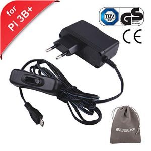 raspberryitalia geeekpi raspberry pi 3 modello b b plus alimentatore micro usb con