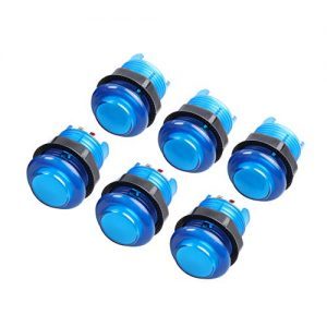 raspberryitalia hikig 6 pezzi pulsanti arcade 30mm 5v pulsante luce led kit fai da te per