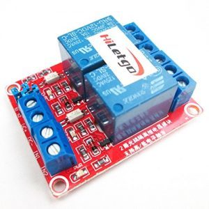 raspberryitalia hiletgo 2pcs dc 12v 2canali modulo rel con isolato optocoupler alto e