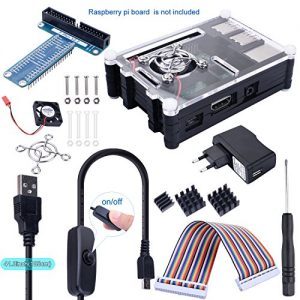 raspberryitalia longruner 9 in 1 basic starter kit per raspberry pi 3 con ventola di