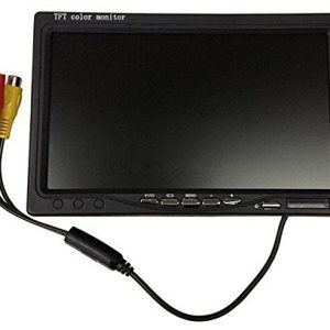 raspberryitalia monitor lcd 7 pollici tft con telecomando per auto macchina casa camper tvcc 