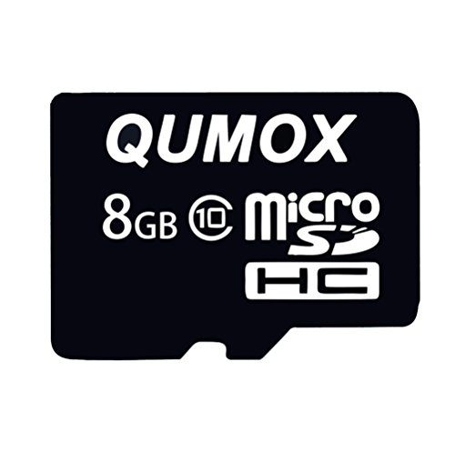 raspberryitalia qumox 8 gb 8 gb micro sd hc sdhc veloce memoria carta classe 10 tf