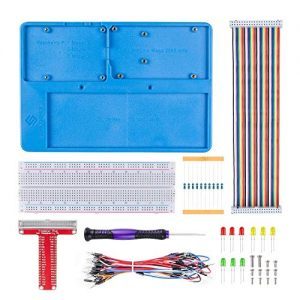 raspberryitalia sunfounder breadboard kit rab holder 830 points solderless circuit 1