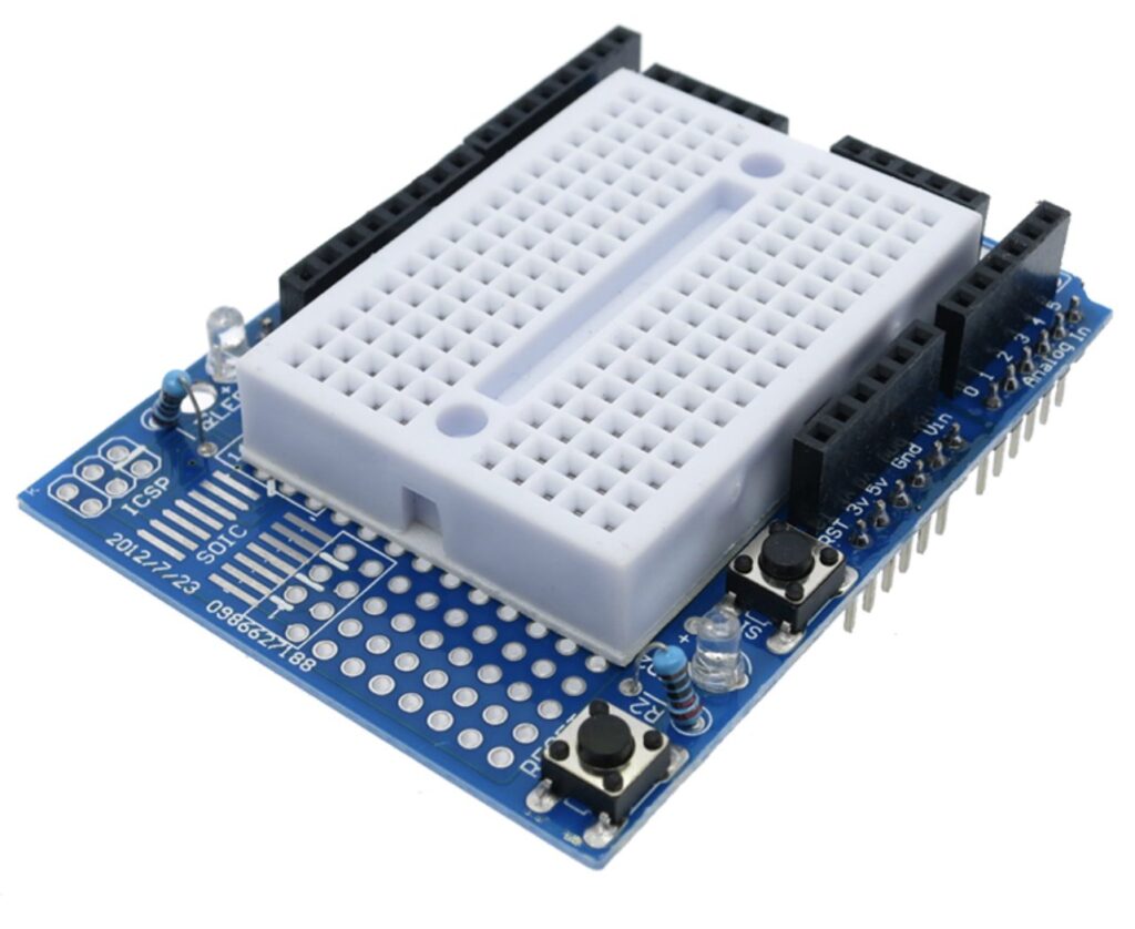 Arduino protoshield kit con mini Breadboard - Raspberryitalia.it