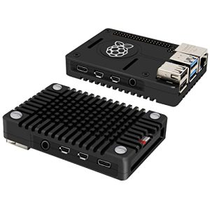 Geekworm Raspberry Pi 4 Caso in alluminio Case di calore ultra-sottile (N300) per Raspberry Pi 4 Modello B 8GB / 4GB / 2GB