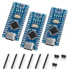Nano-V3 con 328PB Modulo RUIZHI 3 pezzi Nano-V3 Modulo CH340G Controller 5 V, 16 MHz Type-C Interfaccia Compatible IDE Adatto per Progetti Elettronici